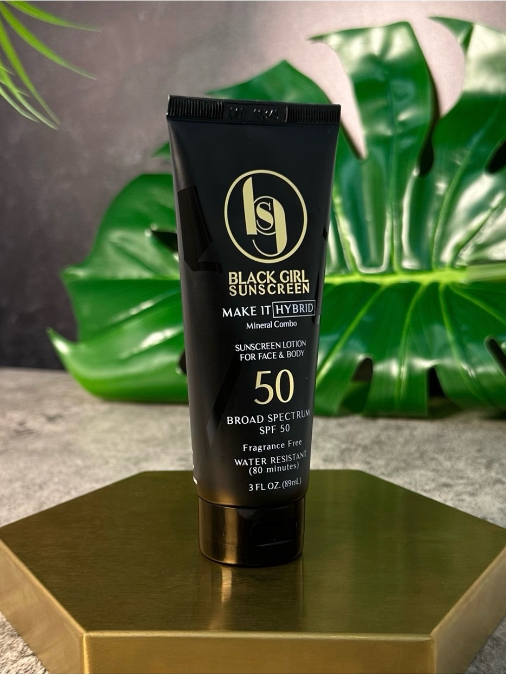 SPF 50 Make It Hybrid Mineral Sunscreen Lotion - Black